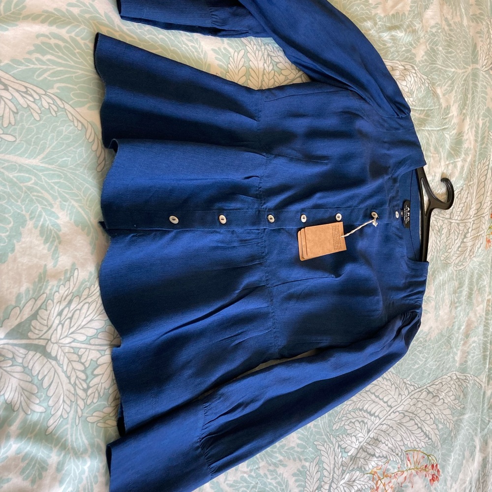 APC Blue Women’s Button Down Shirt